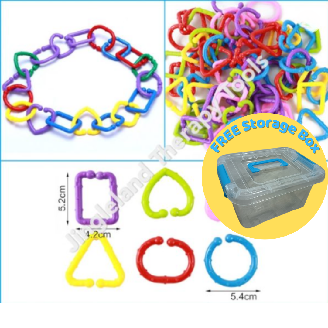 Blocks : Geometry Chain (5035) with Storage Box - Image 2