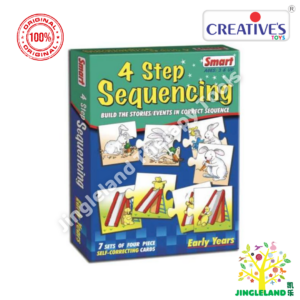 SMART 4 Step Sequencing Educational Story Puzzle Set Age 3+