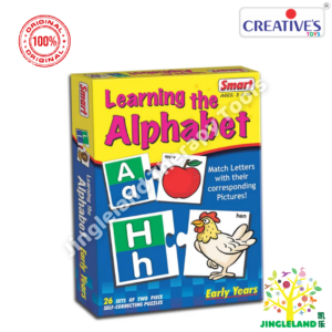 SMART Learning the Alphabet – 26 Self-Correcting ABC Puzzles for Kids Age 3+