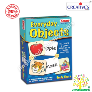 SMART Everyday Objects | Picture & Word Learning Cards for Kids (4+)