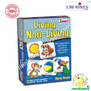 SMART Living Non-Living | 48 Cards | Differentiate Objects | Ages 3+