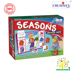 Creative’s Seasons Dress Ups | Four Seasons Clothing Matching Game | Ages 2+