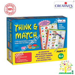Creative’s Think & Match Part 1 Brain Development Game | Ages 4+