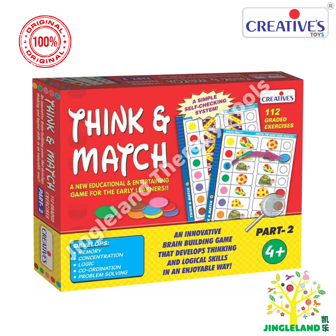 Creative’s Think & Match Part 2 Learning Game Age 4+