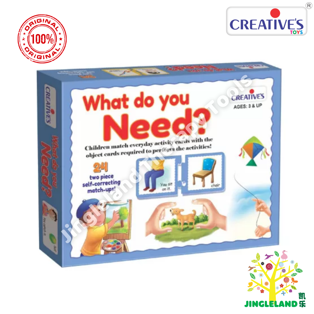 Creative’s What Do You Need Matching Game for Kids 3+