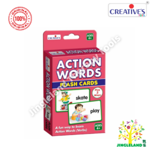 Creative’s Action Words Flash Cards for Kids 4+ Learning Set