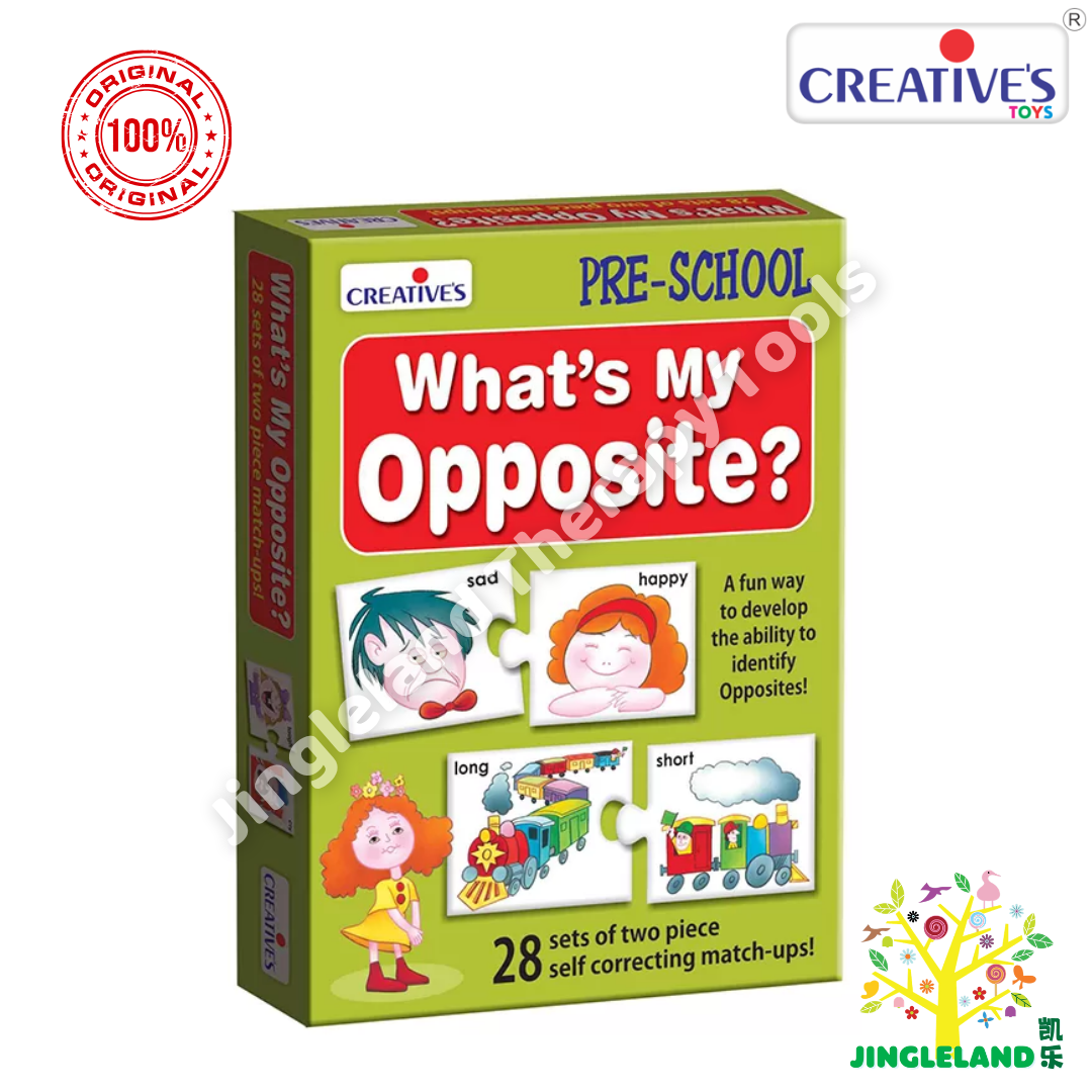 Creative’s What’s My Opposite? – Preschool Opposites Learning Puzzle (4+)