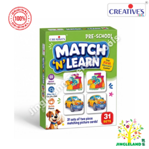 Creative’s Match N Learn Preschool Memory Matching Cards Game Kids Age 3+ Learning