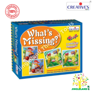 Creative’s What’s Missing? Observation Card Game for Ages 4 & Up