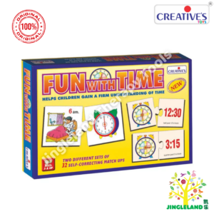 Creative’s Fun with Time – Clock Learning & Matching Game (5+)