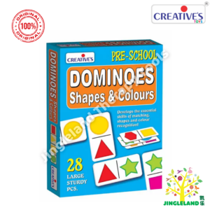 Creative’s Dominoes Shapes & Colours Game for Kids 3+ Learning Toy