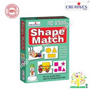 Creative’s Shape Match Preschool Learning Puzzle Game for Kids Age 4+