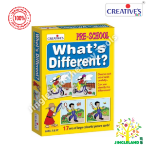 Creative’s What’s Different Observation Game for Kids | Ages 5+