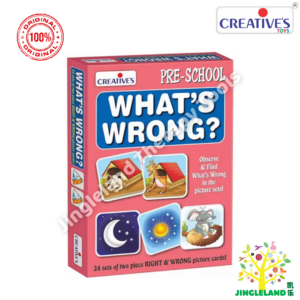Creative’s What’s Wrong Observation Learning Game for Kids | Ages 3+