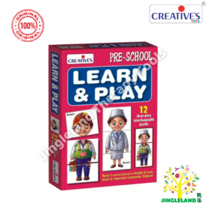 Creative’s Pre-School Learn & Play Community Helpers 12 Puzzles Ages 2.5+