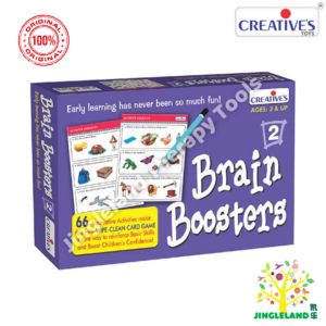 Creative’s Brain Boosters Part 2 Wipe-Clean Learning Kit | Ages 3+