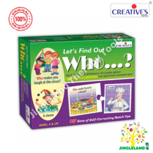Creative's WH Questions Series – Let’s Find Out Who Educational Learning Game (4+)