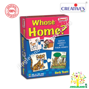 SMART Whose Home 21 Self-Correcting Animal Habitat Puzzles Age 4+